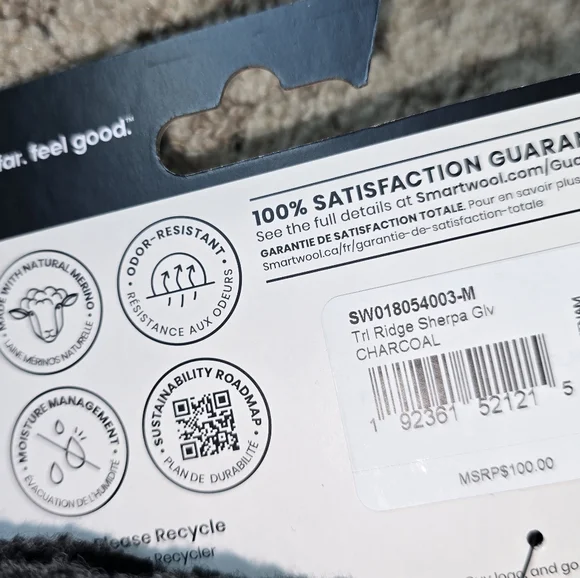 Smartwool leather and wool gloves - Picture 5 of 5